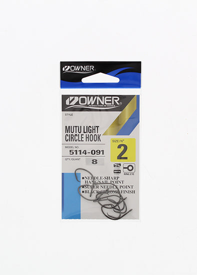 Owner 5114-141-4/0 Mutu Light Circle, 5 Pk. – J&M Tackle